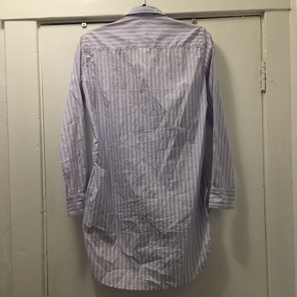 Frank & Eileen pink/blue thin stripe Grayson NWOT - Picture 8 of 13